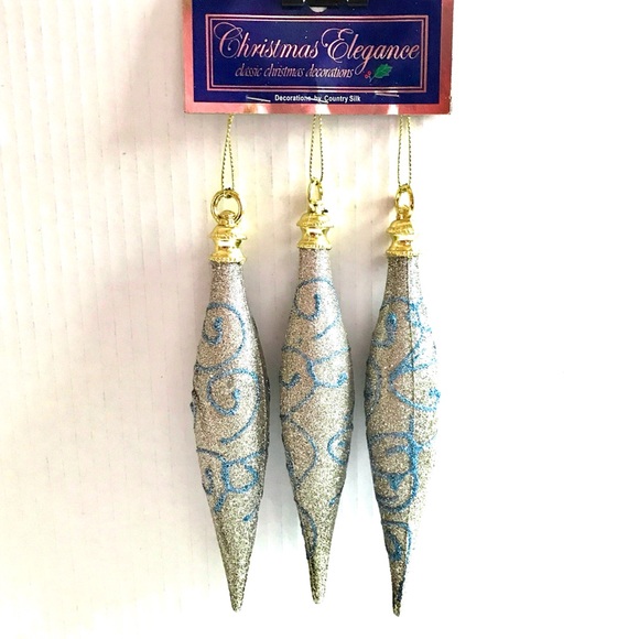 2 Christmas Icicle Tree Ornaments Christmas Decoration - NWT Gift 🎁 - Picture 1 of 5